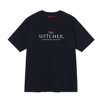 Чорна Футболка LOYS The Witcher / Відьмак Netflix чорні футболки Нетфлікс унісекс M