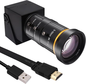 Камера с телеобъективом 5-50 мм HDMI 4K