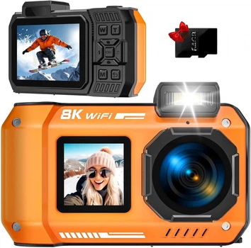 Цифровая камера с картой памяти 8K UHD 70MP WiFi Tupsio