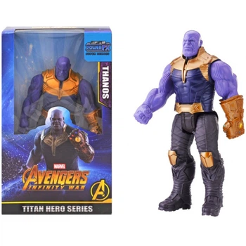 Супергерой Танос Thanos фігурка 28 см з підсвіткою та звуковими ефектами, рухливе тіло