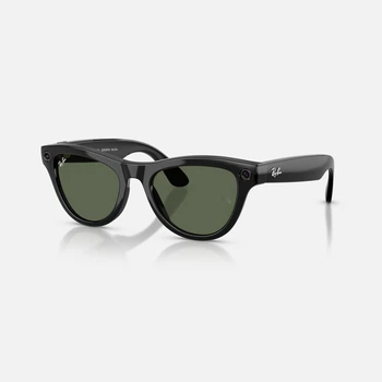Смарт-очки Ray-Ban Meta Skyler Shiny Black/G15 Green S-M (RW4010 601/7152)