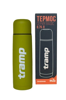 Термос Tramp Basic 0,75 л Оливковый (TRC-112-olive) (UTRC-112-olive)