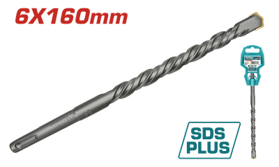 Бур TOTAL TAC310602 SDS plus 6x160мм (7090236)