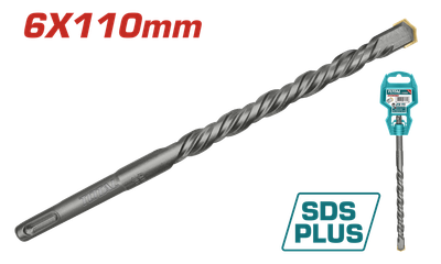 Бур TOTAL TAC310601 SDS plus 6x110мм (7090234)