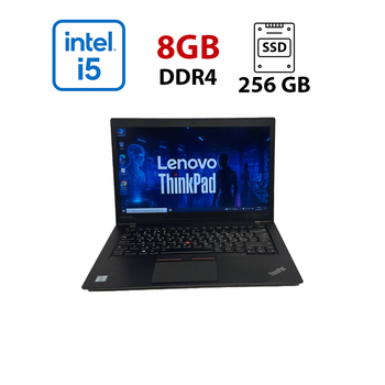 Ноутбук Lenovo ThinkPad T460s / 14" (1920x1080) IPS / Intel Core i5-6300U (2 (4) ядра по 2.4 - 3.0 GHz) / 8 GB DDR4 / 256 GB SSD / Intel HD Graphics 520 / WebCam б/у