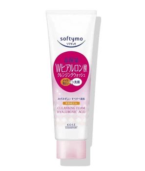 Японская пенка для умывания и снятия макияжа Kose Softymo Cleansing Foam Hyaluronic с гиалуроновой кислотой, 190 г.