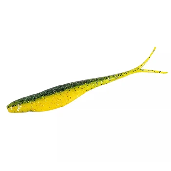 Плавающий силикон ZMAN Scented Jerk Shadz 4" 5pc #Yellow Perch (SJS4-375PK5)