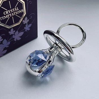 Фигурка Crystocraft со стразами Swarovski Пустышка 6х4 см 1601841
