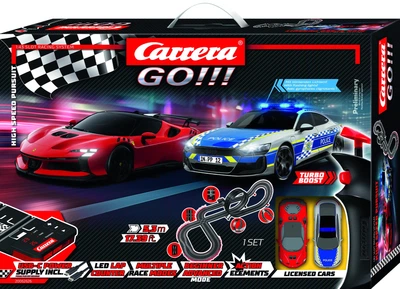 Zestaw Wyścigowy Carrera GO High Speed Pursuit 62626 skala 1:43 (4007486626263)
