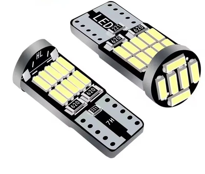 Две Светодиодные лампы LED T10 / W5W 194 501 26 SMD 4014 CANBUS белый