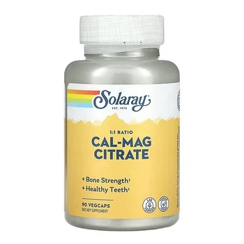 Кальцій та магній Цитрат (Calcium Magnesium Citrate) 1000 мг/1000 мг 90 капсул SOR-04524