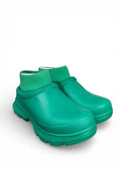 Слиперы резиновые UGG Tasman X Slipper (s/n 1125730) + Текстильная подкладка, Мятно-зеленый, Размер 39 (US 8E), 25 см