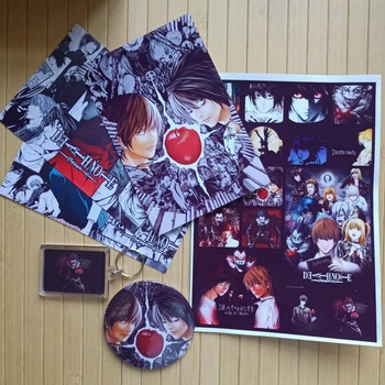 Набор Тетрадь смерти Death Note из 4 предметов 17778