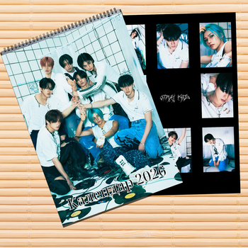 Настенный перекидной календарь 2026 Стрей Кидс Stray Kids а4 (26265)