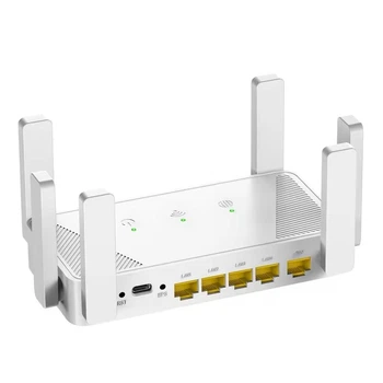 Wi-Fi роутер DODOLINK DR300A | 300 Мбит/с | 2,4 ГГц | 1WAN + 4LAN | 6 антенн | Type-C