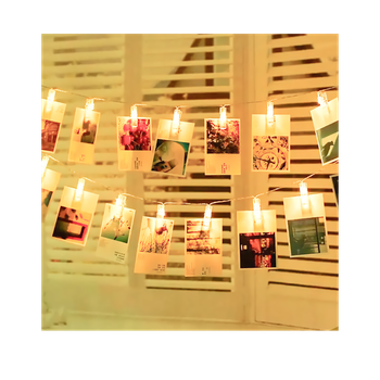 Гірлянда світлодіодна з прищіпками 4.5 м USB | LED Clip String Lights
