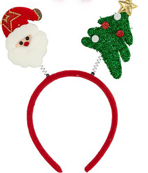 Ободок новогодний “Санта и Ёлочка” | Christmas Headband “Santa & Tree”