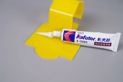 Профессиональный термостойкий прозрачный клей герметик для фар Kafuter K-5905, 45 г. Lemarix (S01-0007)
