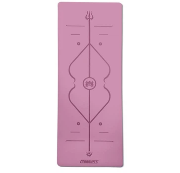 Коврик для йоги каучуковый EasyFit Pro EF-1925-Р, противоскользящий 184×68×0,5 см, Розовый
