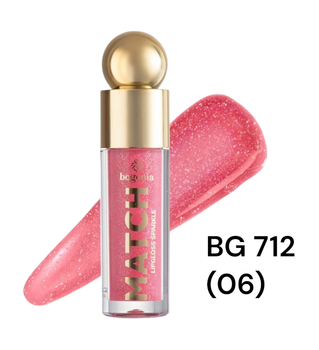 Блиск для губ BG 712 Match Lipgloss Sparkle Bogenia 006 4.6 мл