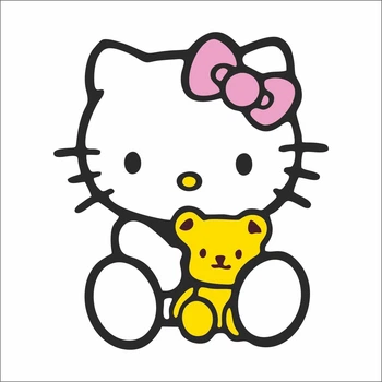 Наклейка Baby on board Hello kitty 15,0*13,0 см