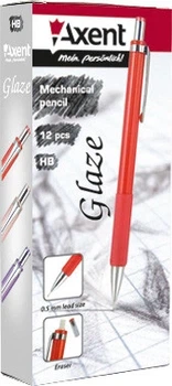 Олівець механічний 0,5мм пластик Glaze AXENT