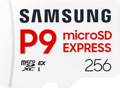 Karta pamięci Samsung P9 Express microSDXC 256GB SD7.1 Class 10 UHS-I U3 V30 A1 (MB-MK256T/WW)