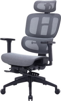 Кресло офисное OfficePro Skyline Footrest Black/Dark Gray (OC750-B-DG-DG)