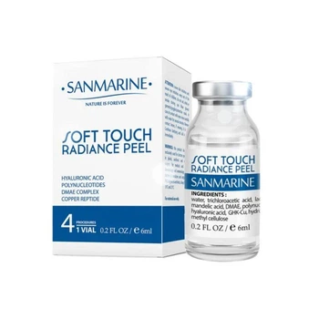 Пілінг для обличчя Sanmarine Soft Touch Radiance Peel 6 мл