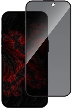 Защитное стекло антишпион Intaleo Privacy для Apple iPhone 15/16 Black (1283126591983)