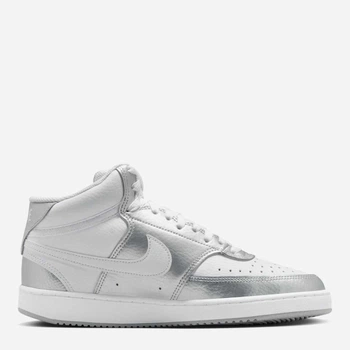 Женские кеды высокие Nike Court Vision Mid CD5436-108 40.5 (9US) 26 см Белый/Серебристый (197600739130)
