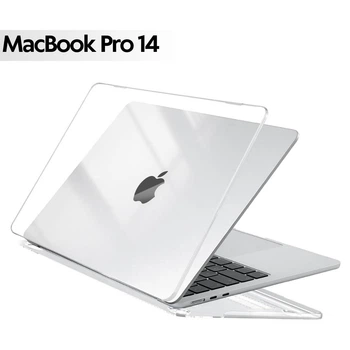 Чехол для макбук защитный Накладка для Macbook Pro 14.2" A2442, A2779, A2918, A2992, A3112, A3185, A3401 прозрачный