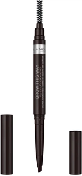 Олівець для брів Rimmel Brow This Way 004 Soft Black 0.25 г (3616305422347)