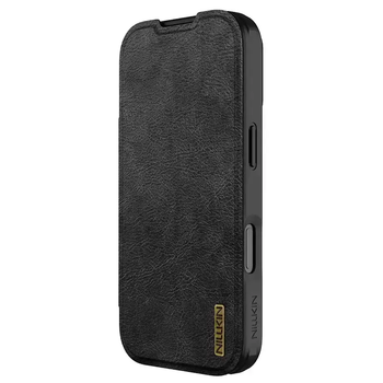 Кожаный чехол книжка Nillkin Qin Pro Leather Case для Apple iPhone 17 Black