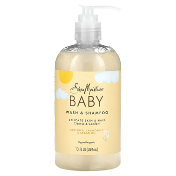 Дитячий шампунь-гель SheaMoisture "Baby Wash & Shampoo" з маслом босвеллії і миром (384 мл)