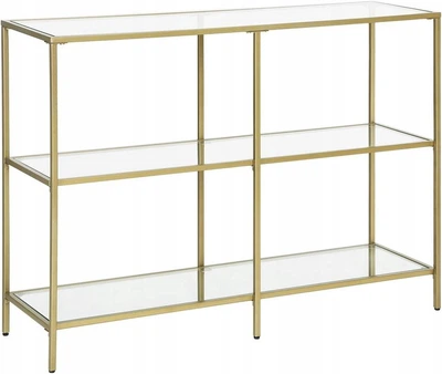 Консольний столик, консоль для вітальні Songmics VASAGLE GLAMOUR 100x73x30 Gold