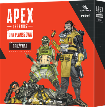 Dodatek do gry planszowej Glass Cannon Unpluged Apex Legends: Gra planszowa - Rozszerzenie: Drużyna 1 (edycja polska) (5906954790101)