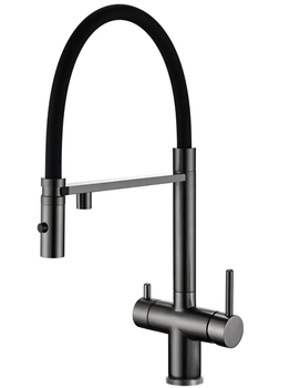 Кухонний змішувач Fabiano FKM 3130 Black Steel 8231.403.1930