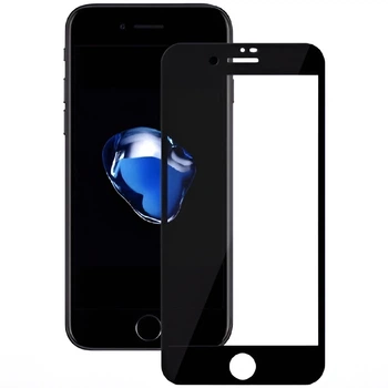 Защитное стекло для Apple iPhone SE 2020/8/7 Black, 0.3мм, 4D ARC, Люкс (Z15307)