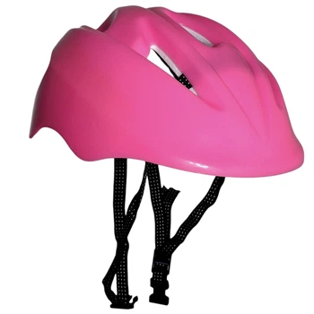 Защитный шлем детский для роликов скейта и велосипеда 51–55 см розовый