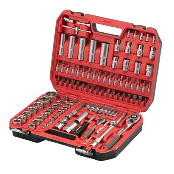 Набор инструмента Intertool 1/4" x 1/2" x 110ед RED (ET-9108)