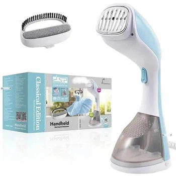 Ручной отпариватель для одежды 220 мл 1400 Вт DSP Handheld Garment Steamer KD1079 с индикацией работы и насадкой щеткой