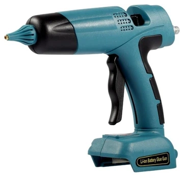 Термоклеевой аккумуляторный пистолет Li-ion Battery Glue Gun с 21V Синий