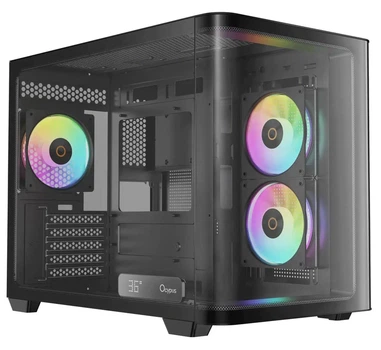 Корпус Ocypus Iota C50 Curve ARGB Digital Black (IOTA-C50-BKD300CD-GL) (OTA-C50-BKD300CD-GL)