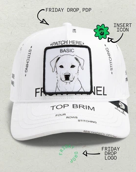 Кепка Goorin Bros Animal Farm K.I.S.S BASIC Exclusive Limit One size (101-3244)