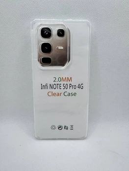 Чехол Clear Case 2мм для Infinix Note 50 Pro 4G Прозрачный