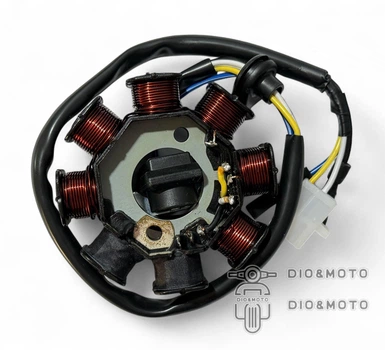 Статор генератора 50cc/4-т (СН) (QT-50/QT-26/QT-6A) (6+2 котушок)