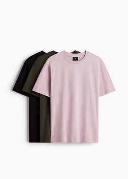 Футболка (набір 3 од.) H&M 10493 Різнобарвний XXL