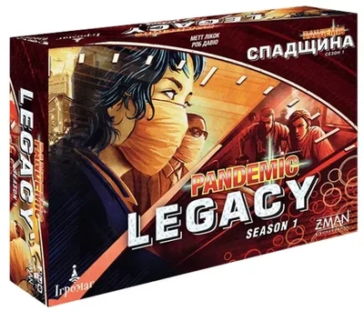 Настольная игра Пандемия Наследие: Сезон 1 (Pandemic Legacy: Season 1)