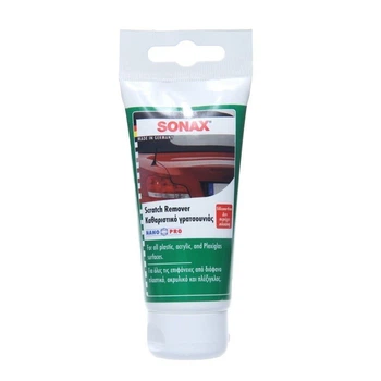Полироль для фар и прозрачного пластика Sonax NanoPro Scratch Remover 75мл (305000)